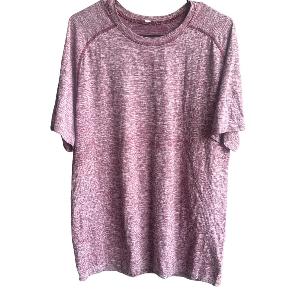 Lululemon Metal Vent Tech Short Sleeve Shirt XL MAROON